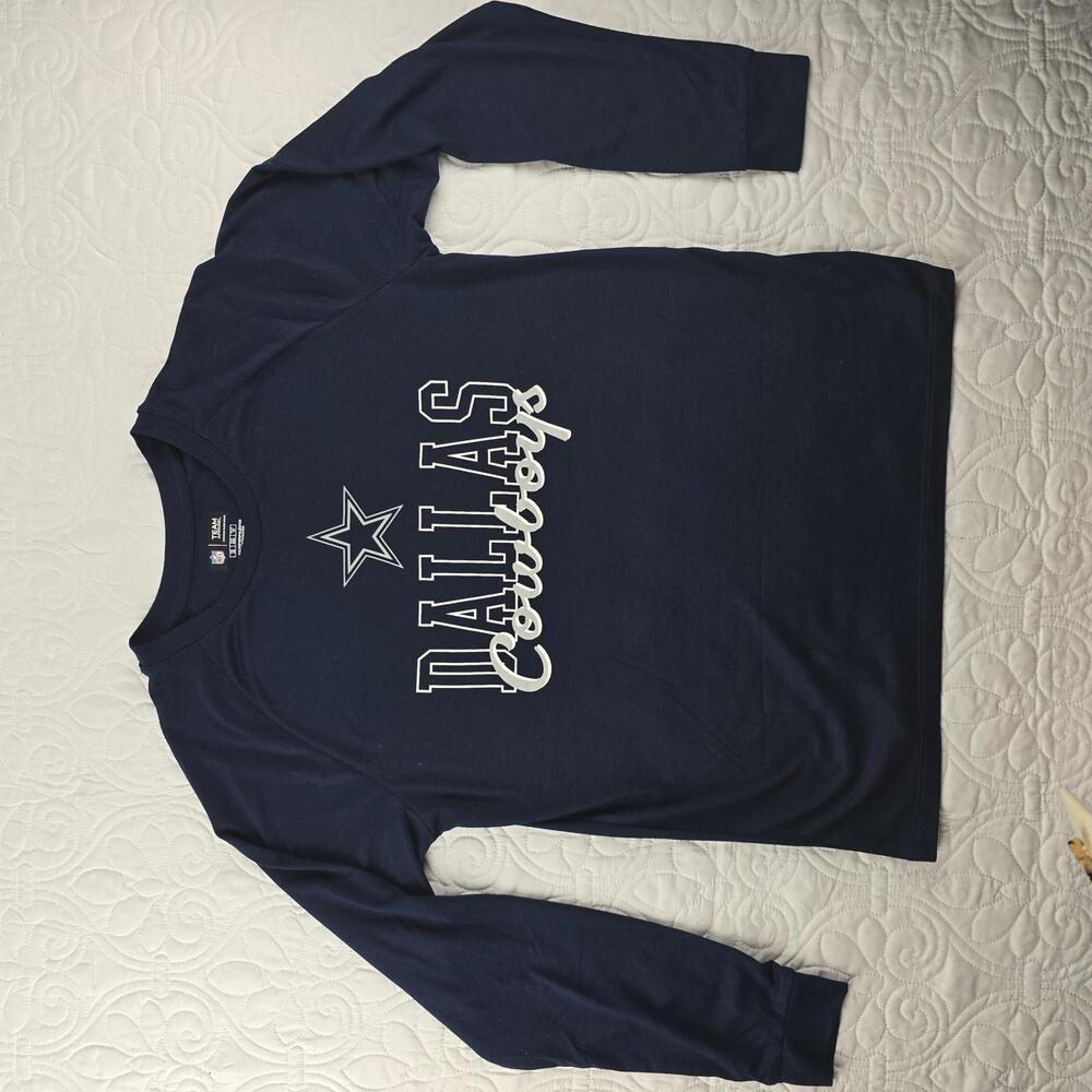 Official licensed NFL Dallas Cowboys Women's Long Sleeve Shirt XS